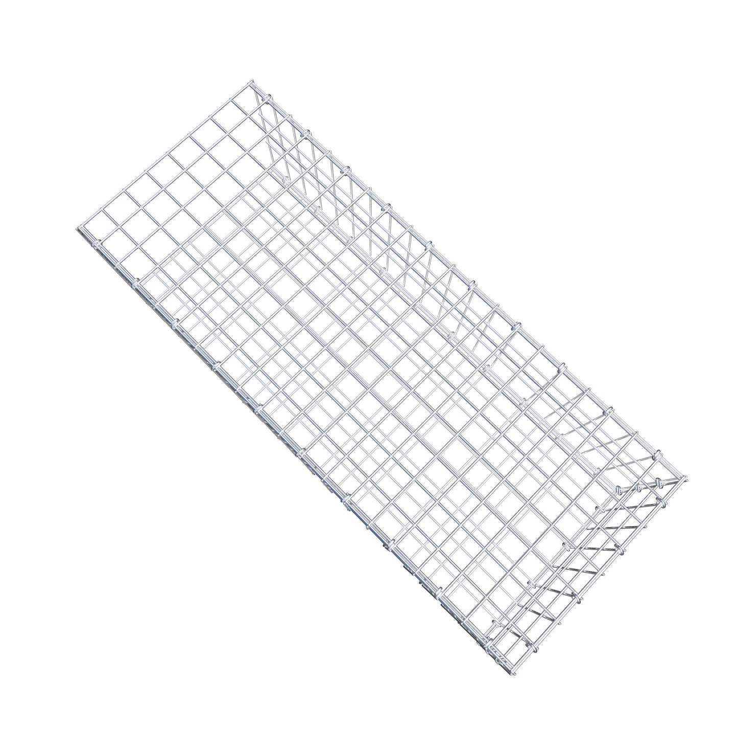 Mounted gabion type 2 100 cm x 30 cm x 40 cm, mesh size 5 cm x 10 cm, C-ring