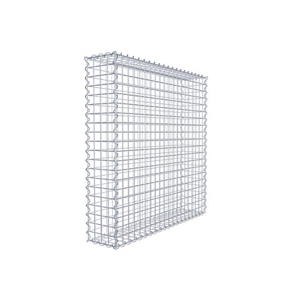 Set van 2 schanskorven 100 cm x 100 cm x 20 cm (L x H x D), maaswijdte 5 x 5 cm, spiraalvormig