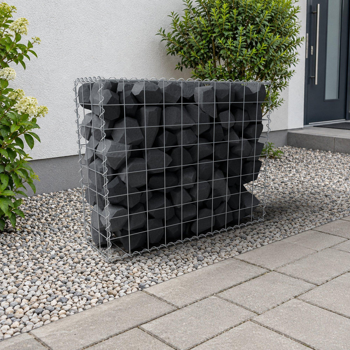 Gabião 100 cm x 80 cm x 30 cm (C x A x P), malhagem 10 cm x 10 cm, espiral