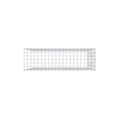Monteret gabion type 4 100 cm x 90 cm x 30 cm (L x H x D), maskestørrelse 5 cm x 10 cm, C-ring
