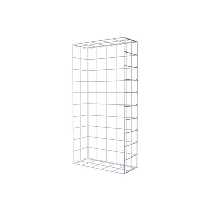 Gabbione aggiuntivo di tipo 2 100 cm x 20 cm x 50 cm (L x A x P), maglia 10 cm x 10 cm, anello a C