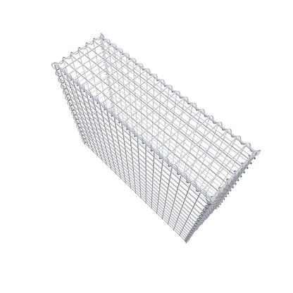 Gabião Tipo 3 100 cm x 80 cm x 30 cm (C x A x P), malhagem 5 cm x 5 cm, espiral