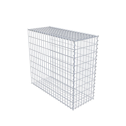 Grown-on gabion type 2 100 cm x 90 cm x 40 cm (L x H x D), mesh size 5 cm x 10 cm, spiral