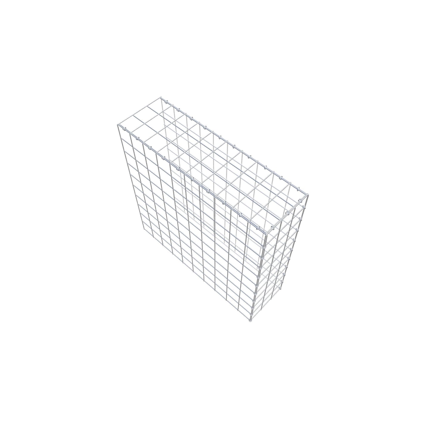 Extra gabion typ 4 100 cm x 100 cm x 30 cm (L x H x D), maskstorlek 10 cm x 10 cm, C-ring