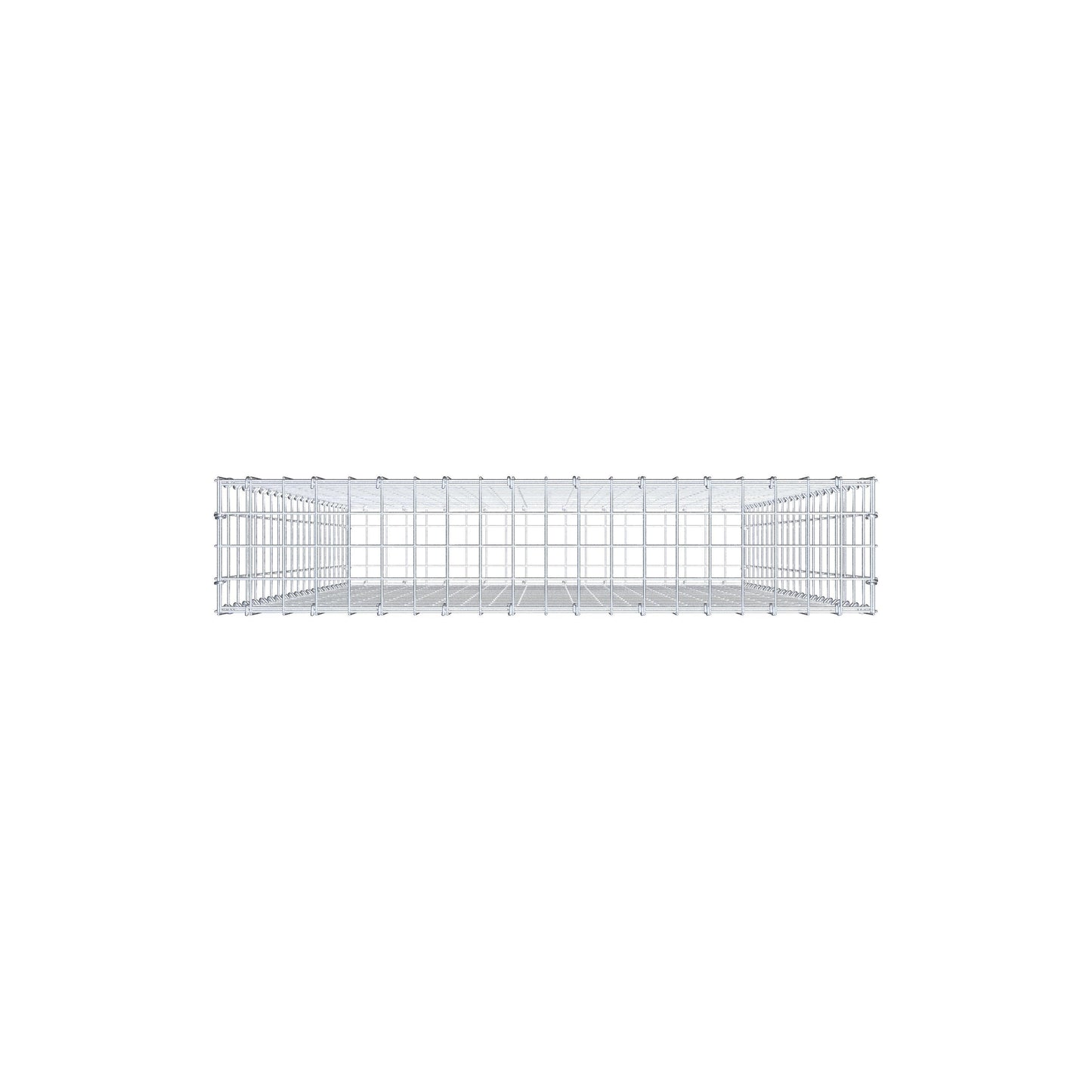 Schanskorf 200 cm x 100 cm x 20 cm (L x H x D), maaswijdte 5 cm x 10 cm, C-ring