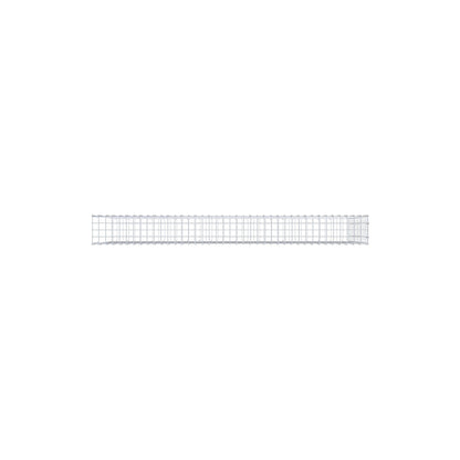 Mounted gabion type 2 200 cm x 100 cm x 20 cm, mesh size 5 cm x 10 cm, C-ring