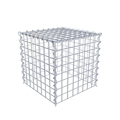 Opvokset gabion type 3 40 cm x 40 cm x 40 cm (L x H x D), maskestørrelse 5 cm x 5 cm, spiral