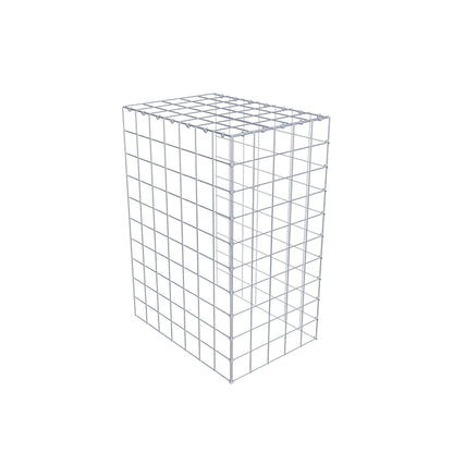 Opzetpaal type 4 100 cm x 70 cm x 50 cm (L x H x D), maaswijdte 10 cm x 10 cm, C-ring