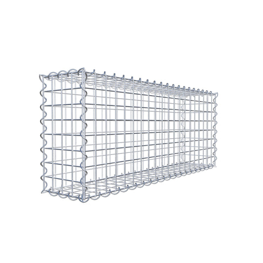 Set di 2 gabbioni 100 cm x 40 cm x 20 cm (L x H x P), maglia 5 x 5 cm, spirale