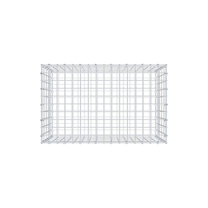 Gabion 80 cm x 50 cm x 50 cm (L x H x D), maskstorlek 5 cm x 10 cm, C-ring