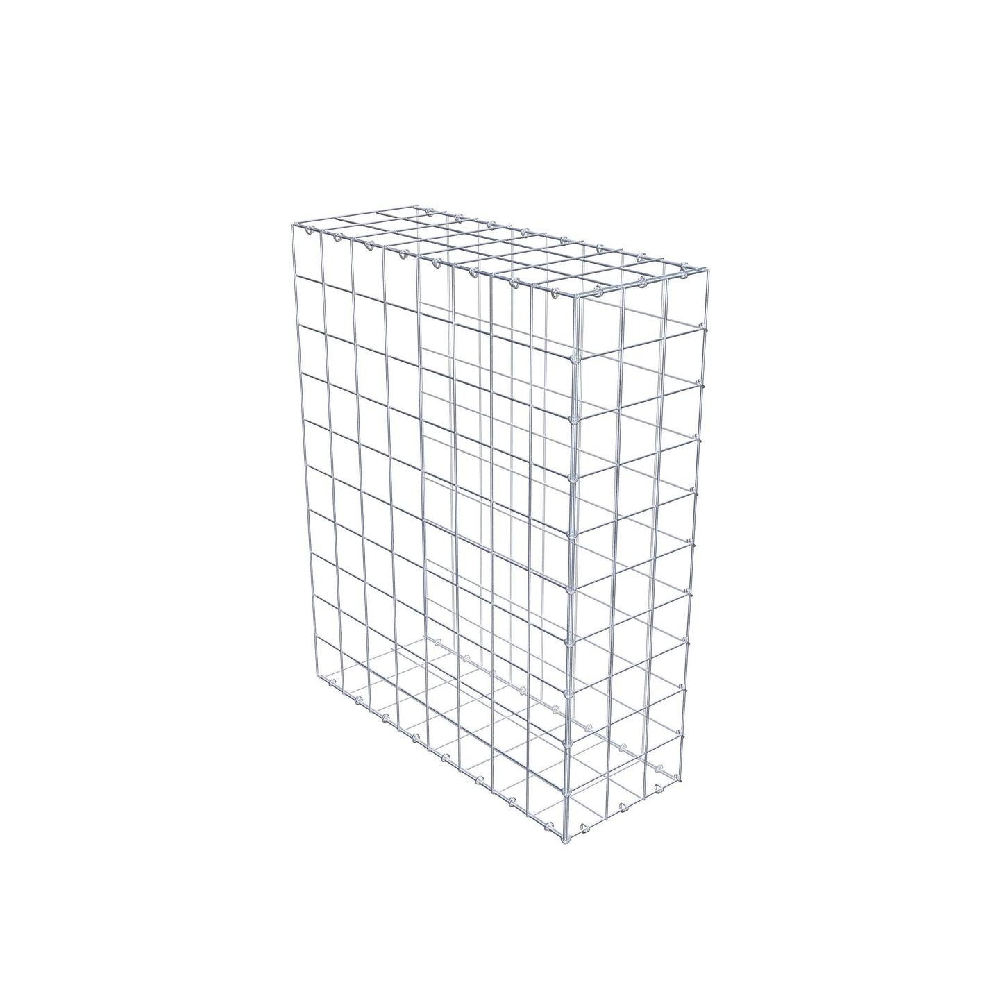 Anbaugabione Typ 2 100 cm x 80 cm x 30 cm (L x H x T), Maschenweite 10 cm x 10 cm, C-Ring
