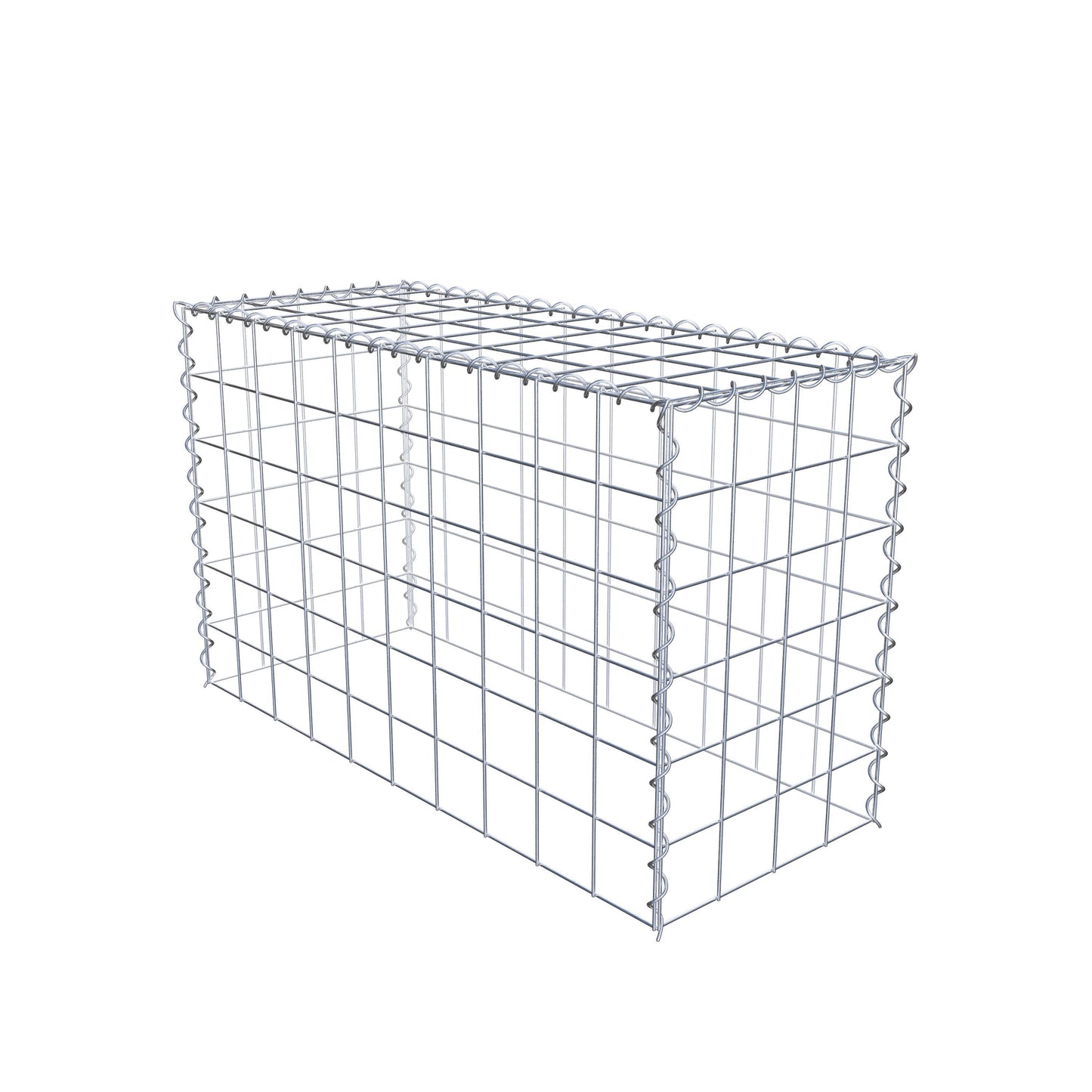 Add-on schanskorf type 3 100 cm x 60 cm x 40 cm (L x H x D), maaswijdte 10 cm x 10 cm, spiraal