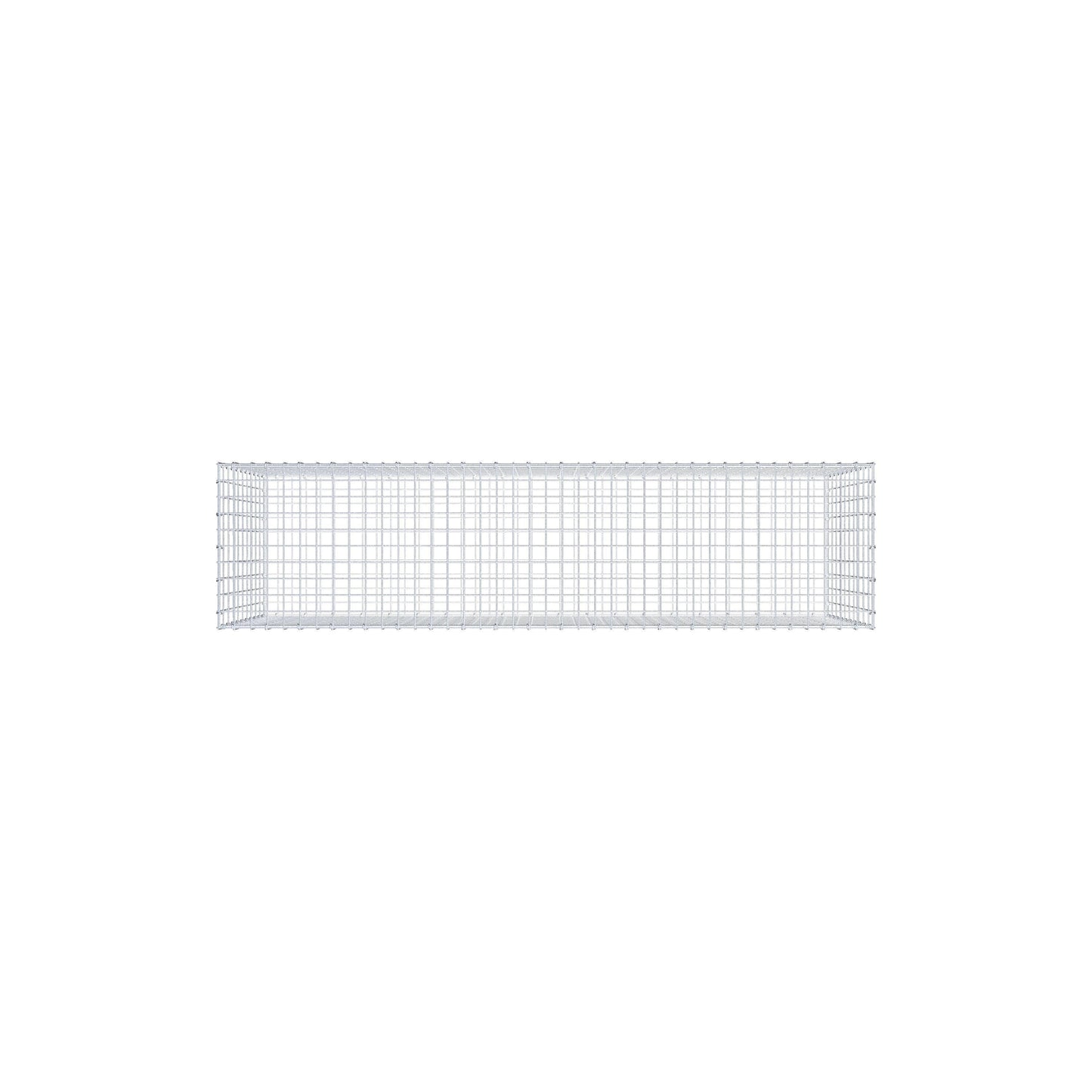 Gavión 200 cm x 100 cm x 50 cm (L x A x P), luz de malla 5 cm x 10 cm, anillo en C