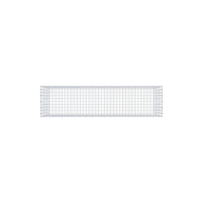 Gavión 200 cm x 100 cm x 50 cm (L x A x P), luz de malla 5 cm x 10 cm, anillo en C