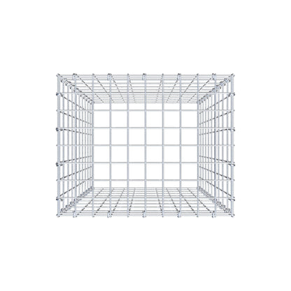 Gabião Tipo 3 100 cm x 50 cm x 40 cm (C x A x P), malhagem 5 cm x 10 cm, anel C
