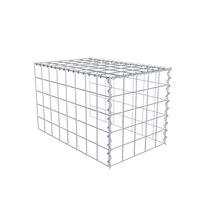 Add-on schanskorf type 4 80 cm x 50 cm x 50 cm (L x H x D), maaswijdte 10 cm x 10 cm, spiraal
