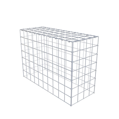 Gabião Tipo 3 100 cm x 70 cm x 40 cm (C x A x P), malhagem 10 cm x 10 cm, anel C