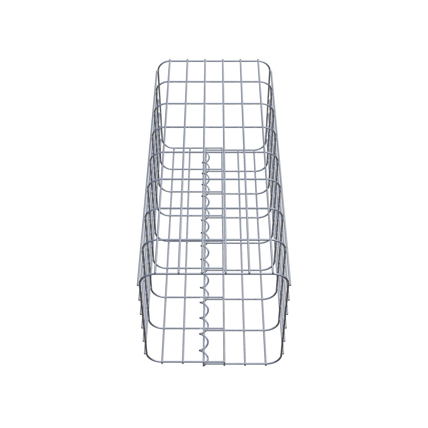 Colonna di gabbioni, angolare 32 cm x 32 cm, alta 80 cm, MW 5 cm x 10 cm