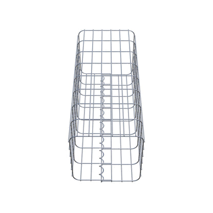Colonna di gabbioni, angolare 32 cm x 32 cm, alta 80 cm, MW 5 cm x 10 cm