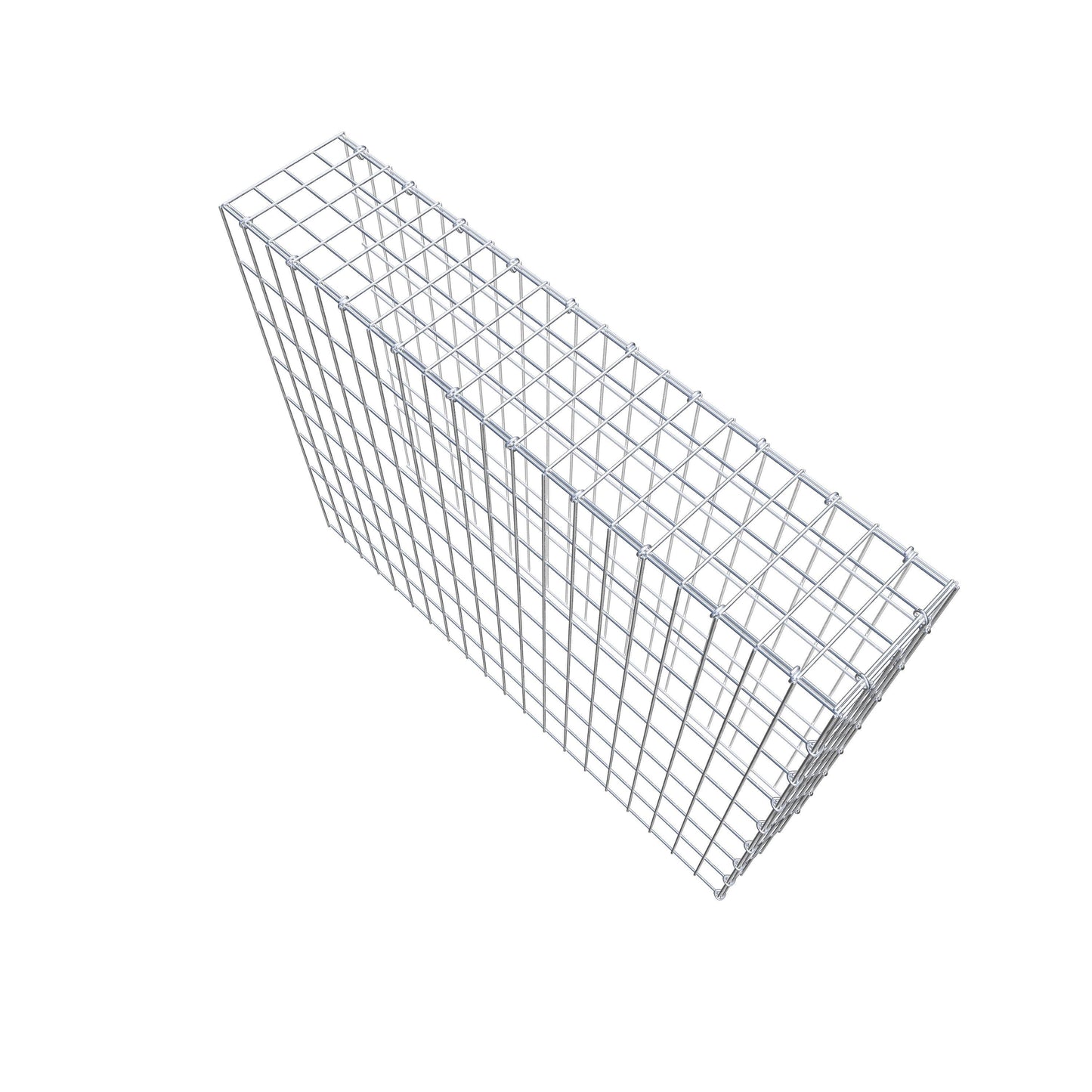 Fourche rapportée type 4 100 cm x 80 cm x 20 cm (L x H x P), mailles 5 cm x 10 cm, anneau en C