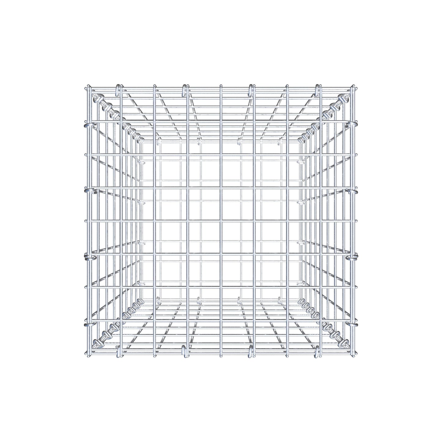 Schanskorf 80 cm x 40 cm x 40 cm (L x H x D), maaswijdte 5 cm x 10 cm, C-ring
