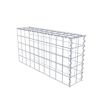 Add-on schanskorf type 4 100 cm x 50 cm x 20 cm (L x H x D), maaswijdte 10 cm x 10 cm, spiraal