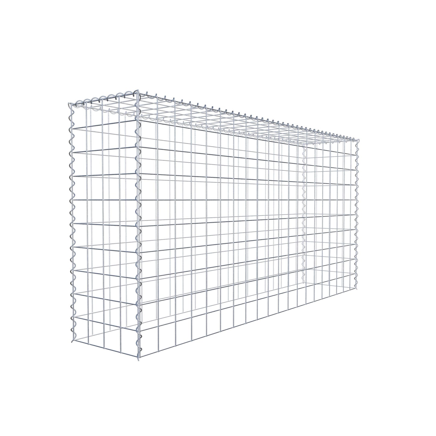 Gavión complementario tipo 3 200 cm x 100 cm x 40 cm (L x A x P), malla 10 cm x 10 cm, espiral