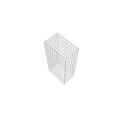 Fourche rapportée type 3 100 cm x 50 cm x 30 cm (L x H x P), mailles 5 cm x 10 cm, anneau C