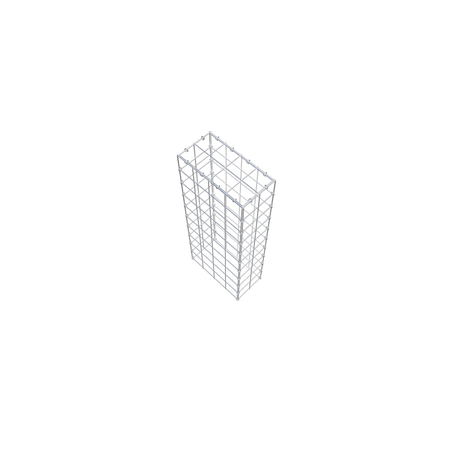 Type 3 oplegkorf 100 cm x 40 cm x 20 cm (L x H x D), maaswijdte 10 cm x 10 cm, C-ring