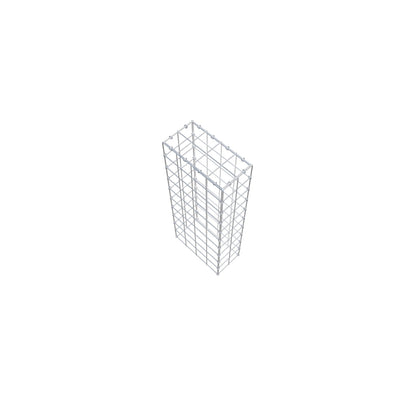 Type 3 oplegkorf 100 cm x 40 cm x 20 cm (L x H x D), maaswijdte 10 cm x 10 cm, C-ring