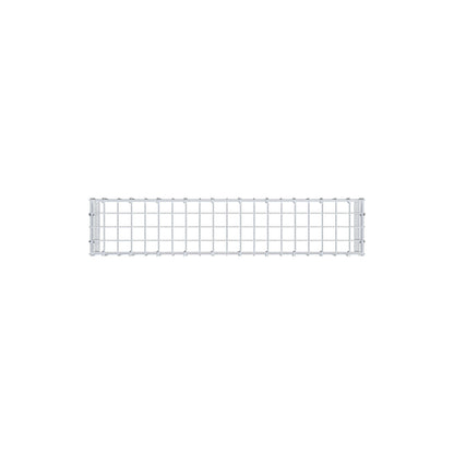 Mounted gabion type 3 100 cm x 20 cm x 20 cm (L x H x D), mesh size 5 cm x 5 cm, C-ring