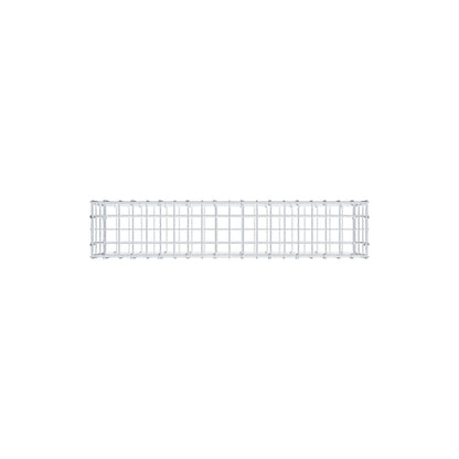Gabion 100 cm x 30 cm x 20 cm (L x H x D), maskestørrelse 5 cm x 10 cm, C-ring