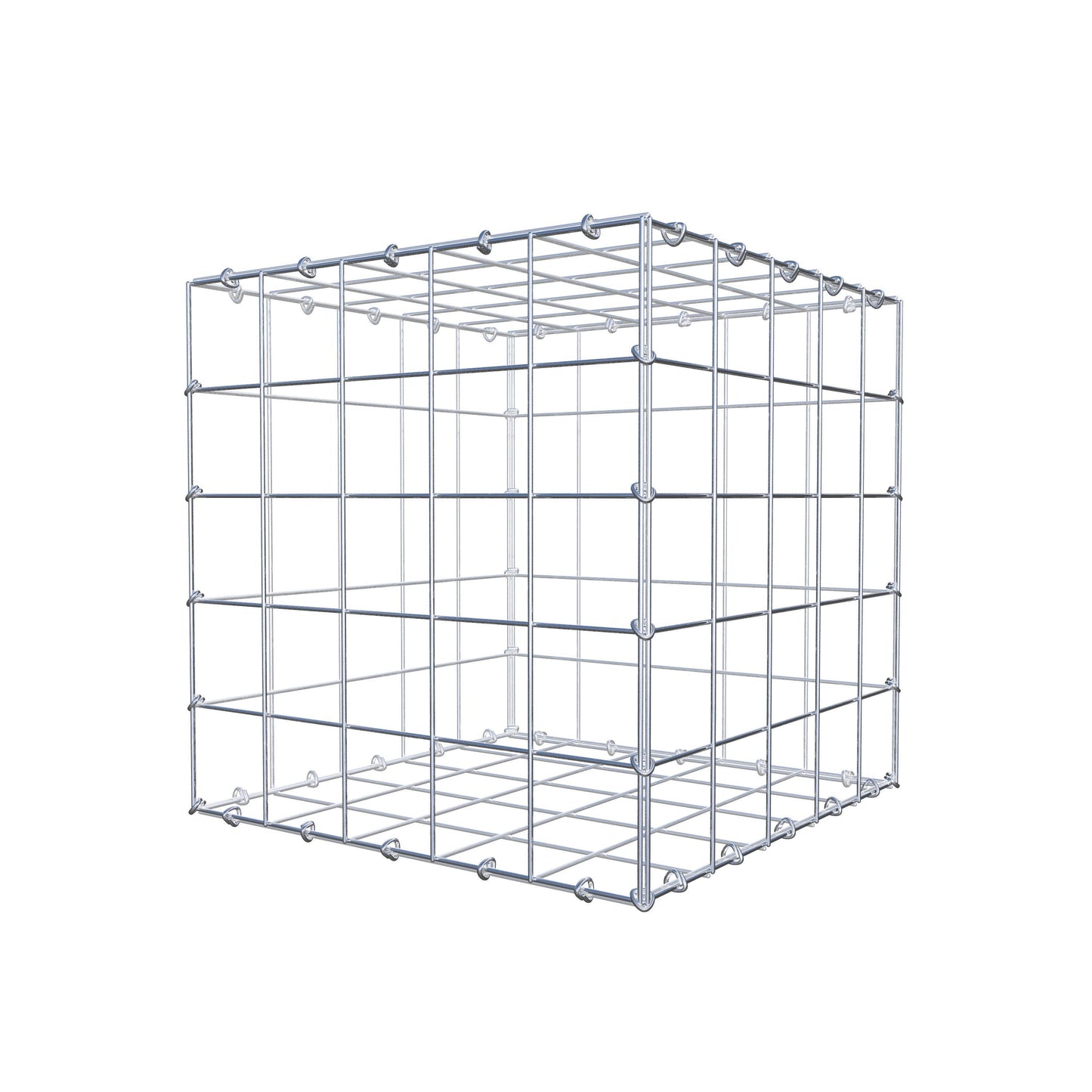 Schanskorf 50 cm x 50 cm x 50 cm (L x H x D), maaswijdte 10 cm x 10 cm, C-ring
