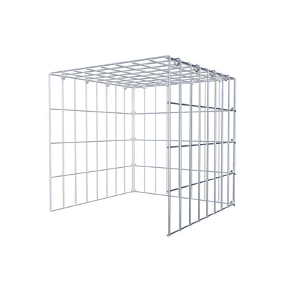 Add-on schanskorf type 4 40 cm x 40 cm x 40 cm (L x H x D), maaswijdte 5 cm x 10 cm, C-ring