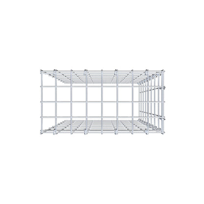 Toegevoegde pool type 4 80 cm x 40 cm x 20 cm (L x H x D), maaswijdte 5 cm x 10 cm, C-ring