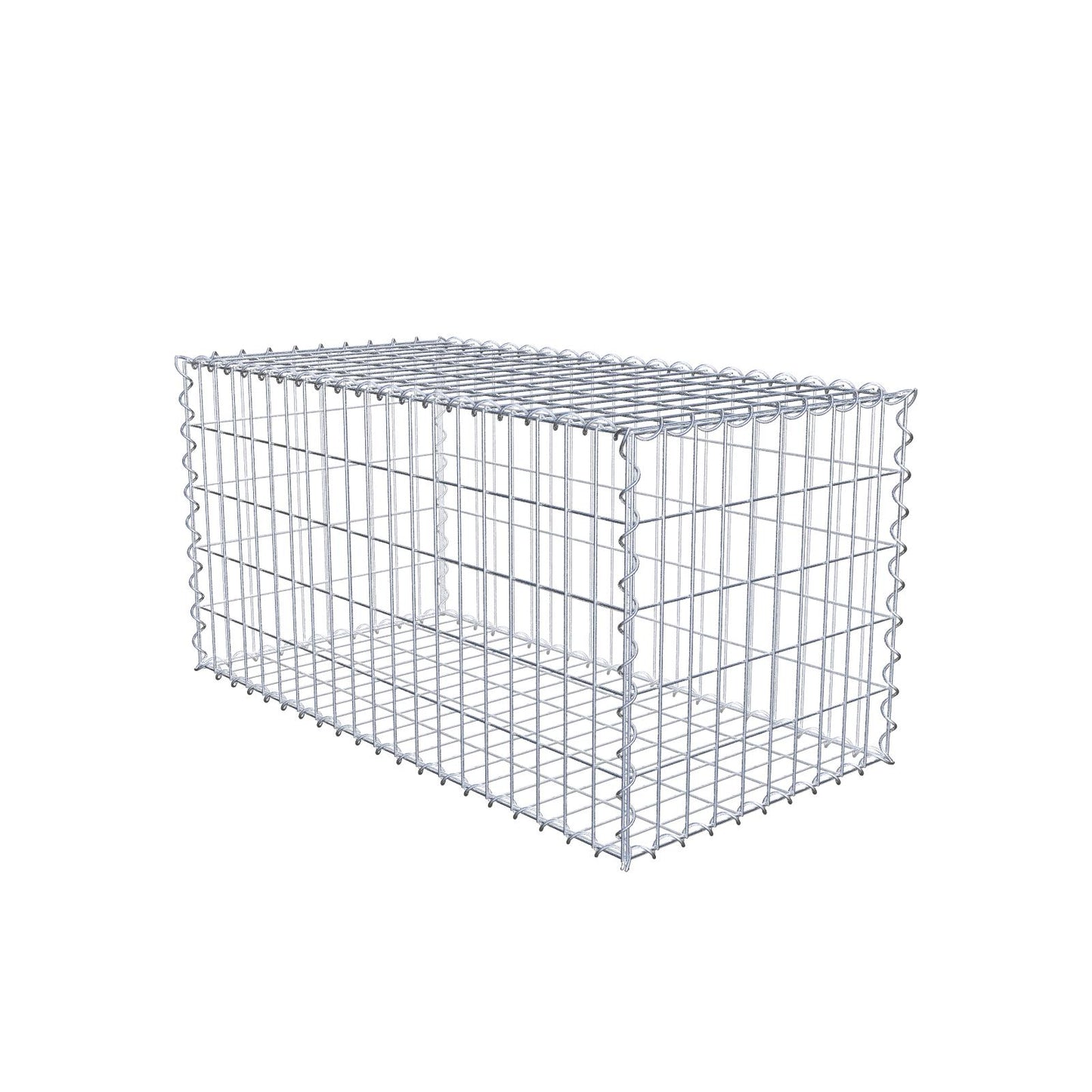 Schanskorf 100 cm x 50 cm x 50 cm (L x H x D), maaswijdte 5 cm x 10 cm, spiraal