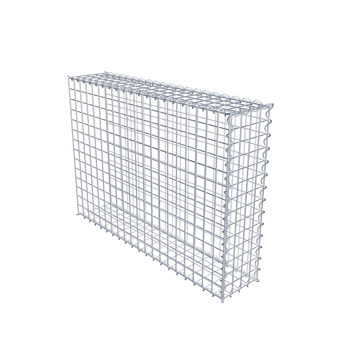 Add-on schanskorf type 2 100 cm x 70 cm x 20 cm (L x H x D), maaswijdte 5 cm x 5 cm, spiraalvormig