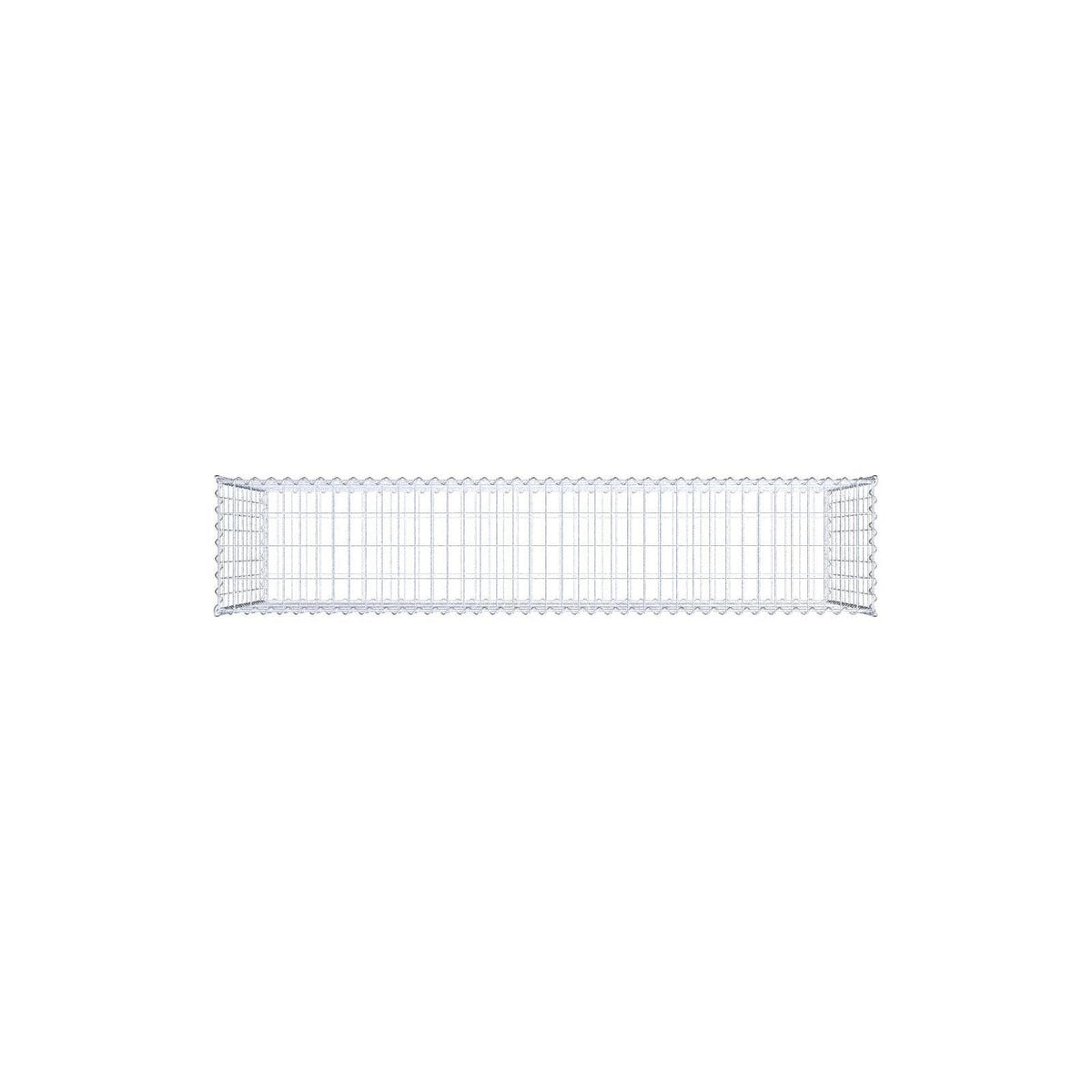 Gavión 200 cm x 100 cm x 40 cm (L x A x P), luz de malla 5 cm x 10 cm, en espiral