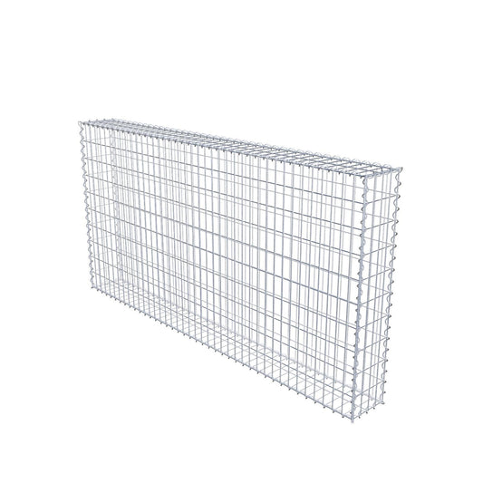 Gabion 200 cm x 100 cm x 20 cm (L x H x D), mesh size 5 cm x 10 cm, spiral