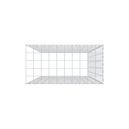 Add-on schanskorf type 4 200 cm x 100 cm x 50 cm (L x H x D), maaswijdte 10 cm x 10 cm, C-ring