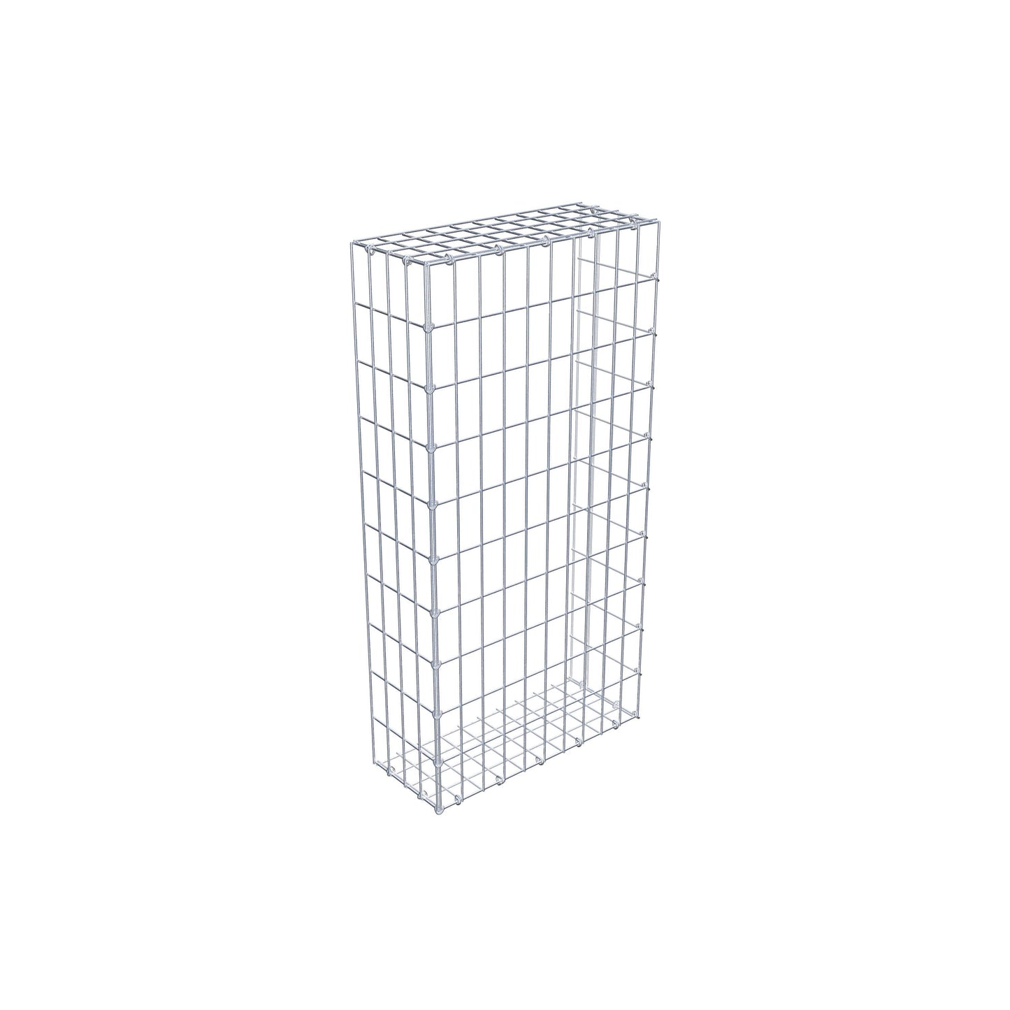 Fourche rapportée type 2 100 cm x 20 cm x 50 cm, mailles 5 cm x 10 cm, anneau en C