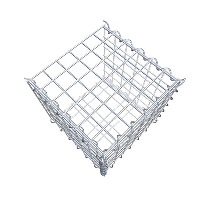Gabião tipo 2 30 cm x 30 cm x 30 cm (C x A x P), malhagem 5 cm x 5 cm, espiral