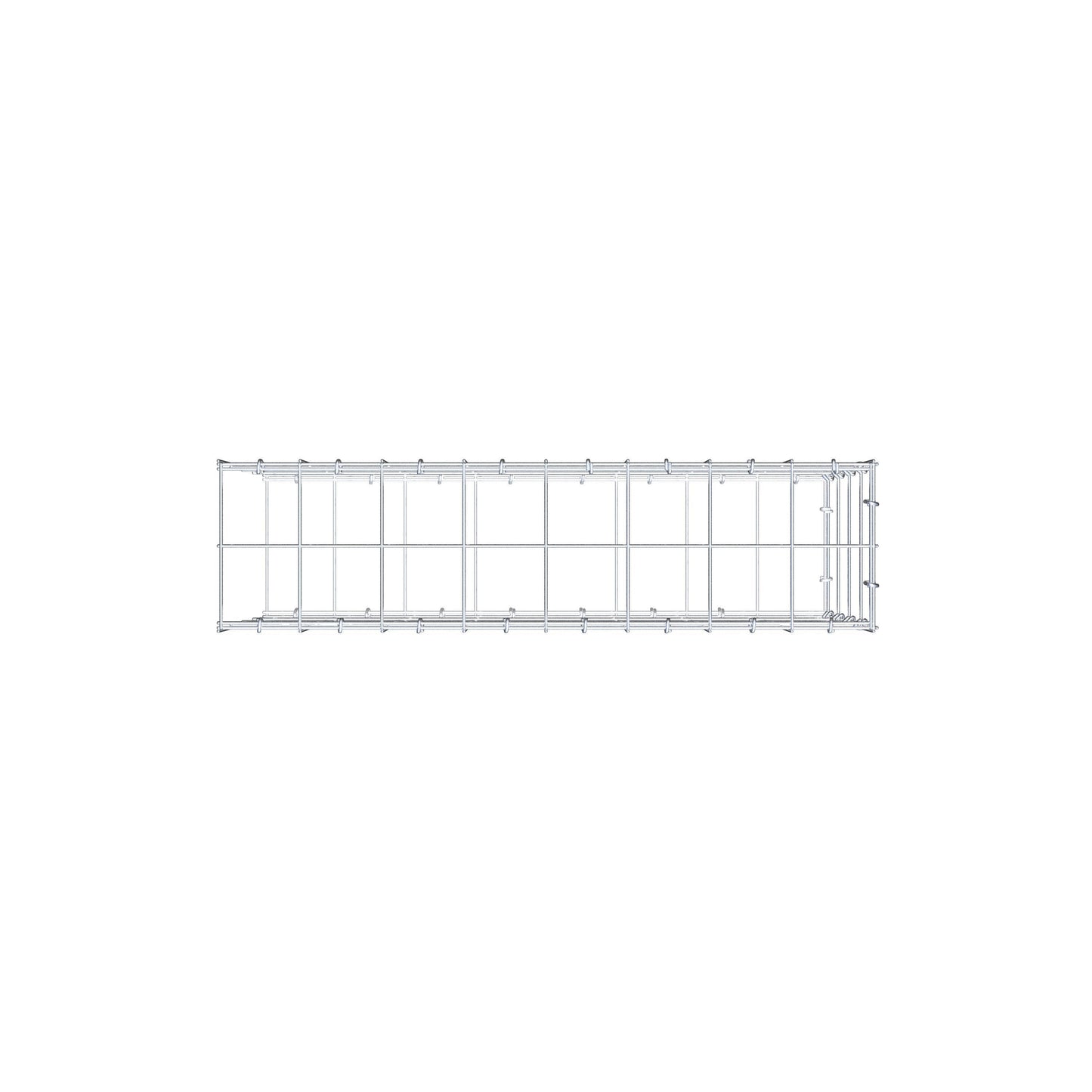 Pile aggiuntivo tipo 2 80 cm x 40 cm x 20 cm (L x H x P), maglia 10 cm x 10 cm, anello a C