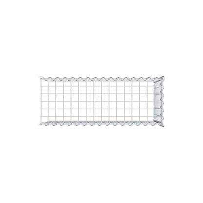 Gabião tipo 4 80 cm x 40 cm x 30 cm (C x A x P), malhagem 5 cm x 5 cm, espiral