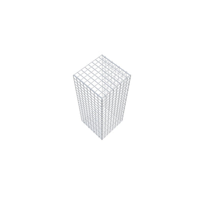 Type 2 oplegkorf 100 cm x 40 cm x 40 cm (L x H x D), maaswijdte 5 cm x 5 cm, C-ring