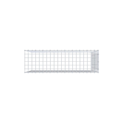 Monteret gabion type 4 100 cm x 70 cm x 30 cm (L x H x D), maskestørrelse 5 cm x 5 cm, C-ring
