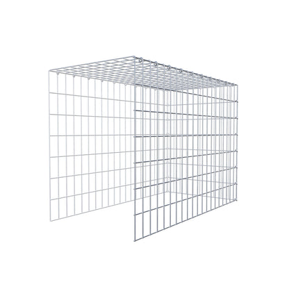 Anbaugabione Typ 4 100 cm x 70 cm x 50 cm (L x H x T), Maschenweite 5 cm x 10 cm, C-Ring