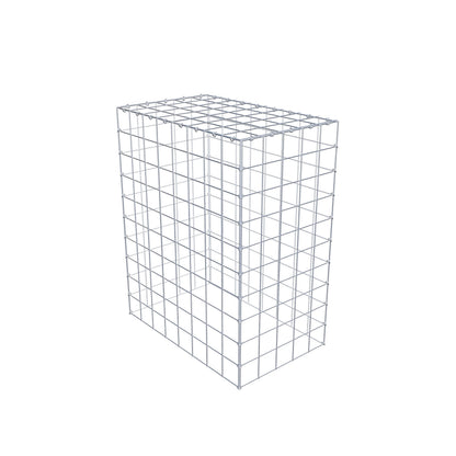 Typ 3 påbyggnadsgabion 100 cm x 80 cm x 50 cm (L x H x D), maskstorlek 10 cm x 10 cm, C-ring