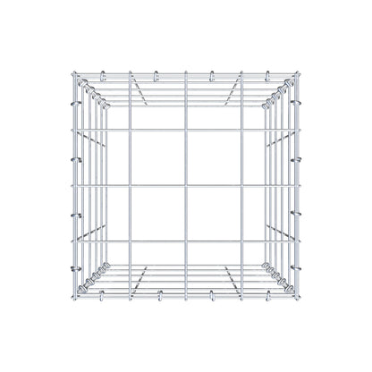 Fourche rapportée type 3 50 cm x 40 cm x 40 cm (L x H x P), mailles 10 cm x 10 cm, anneau C