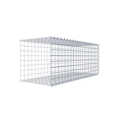 Aangegroeide schanskorf type 2 100 cm x 40 cm x 40 cm (L x H x D), maaswijdte 5 cm x 5 cm, spiraal